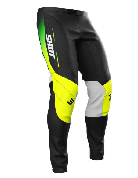 Pantalon cross enfant Shot 2025 Contact Apex - Jaune Fluo