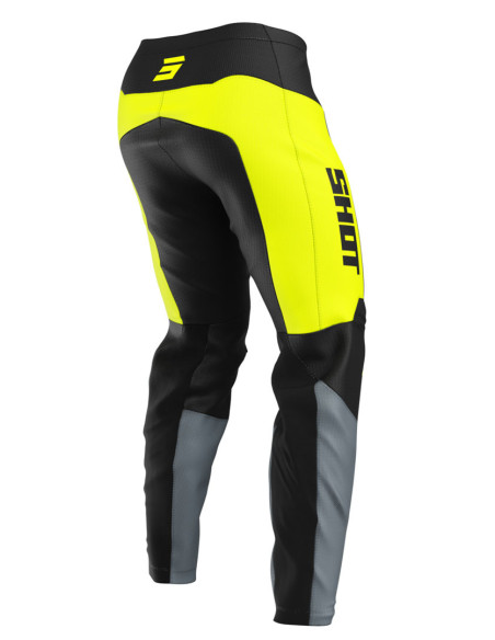 Pantalon cross Shot 2025 Devo League - Jaune Fluo