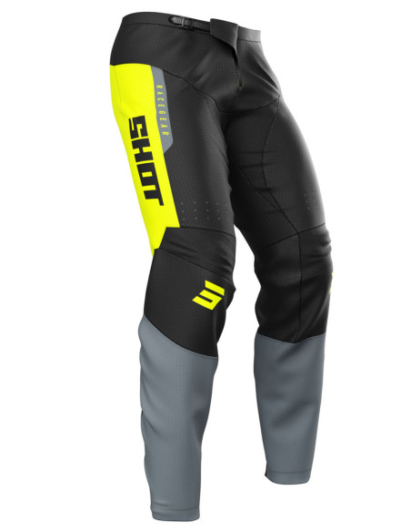 Pantalon cross Shot 2025 Devo League - Jaune Fluo