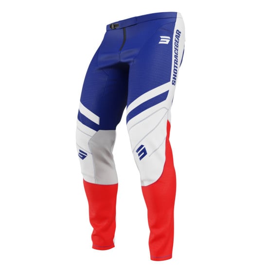Pantalon cross Shot 2025 Contact Mythic - Bleu Rouge