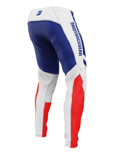 Pantalon cross Shot 2025 Contact Mythic - Bleu Rouge