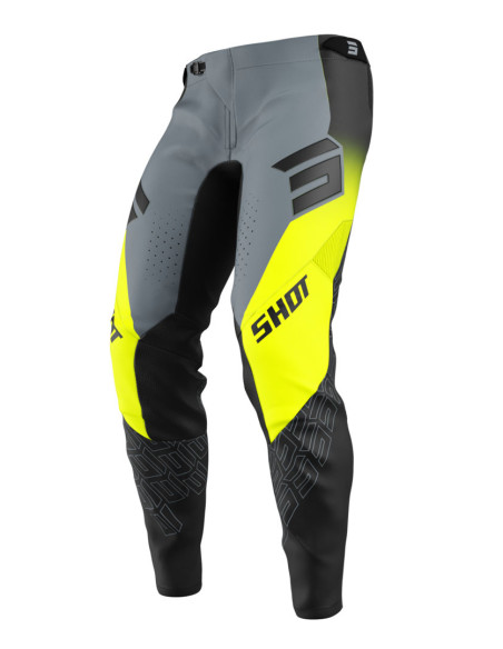 Pantalon cross Shot 2025 Aerolite Ultra - Jaune Fluo