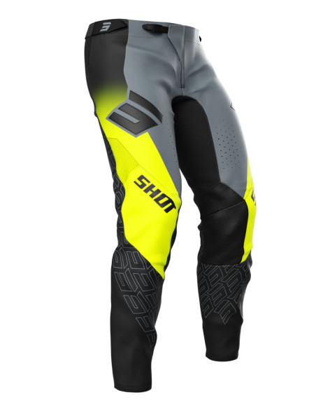 Pantalon cross Shot 2025 Aerolite Ultra - Jaune Fluo