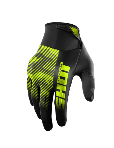 Gants cross Shot 2025 Drift Tactic - Jaune Fluo
