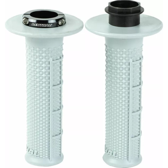 Poignées RENTHAL Lock-on Half Waffle Taper Soft 2T/4T