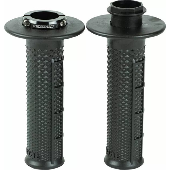 Poignées RENTHAL Lock-on Half Waffle Taper Ultra Grip 2T/4T