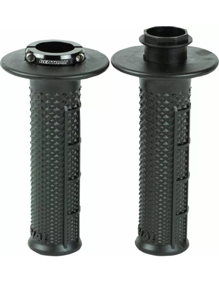 Poignées RENTHAL Lock-on Half Waffle Taper Ultra Grip 2T/4T