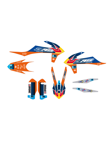 Kit déco 3AS Racing édition Factory KTM 125/250 SX 250/450 SXF 2019-2020