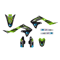 Kit déco 3AS Racing édition Factory Kawasaki 450 KX F 2019-2020