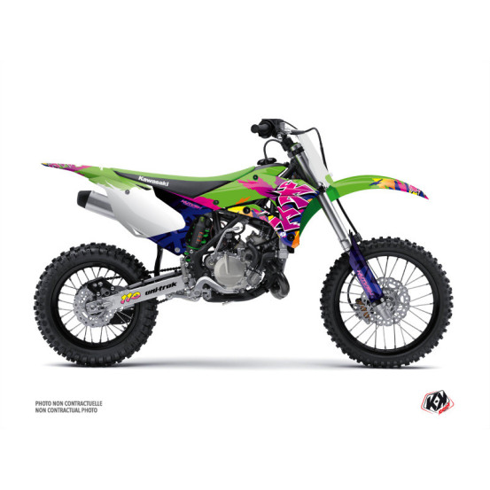 Kit déco Motocross KUTVEK Memories Kawasaki 110 KLX 2010-2020