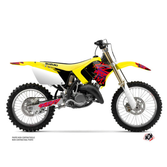 Kit déco Motocross KUTVEK Memories Suzuki 250 RM 2001-2008