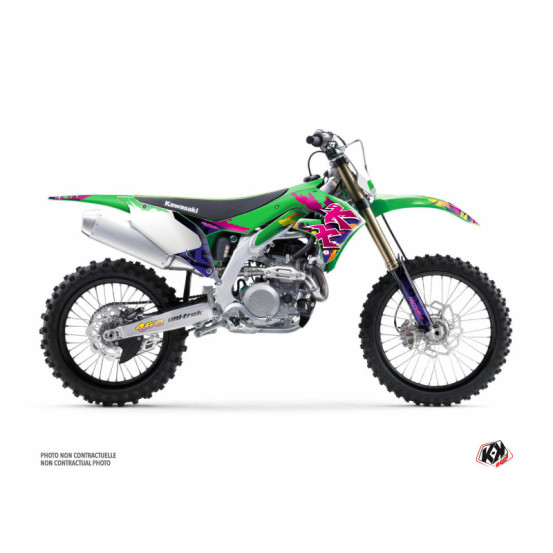 Kit déco Motocross KUTVEK Memories Kawasaki 450 KXF 2019-2020