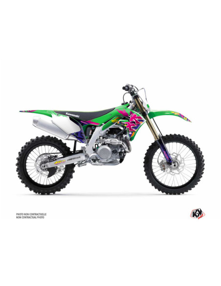 Kit déco Motocross KUTVEK Memories Kawasaki 450 KXF 2019-2020