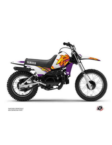 Kit déco Motocross KUTVEK Memories Yamaha 80 PW toutes années