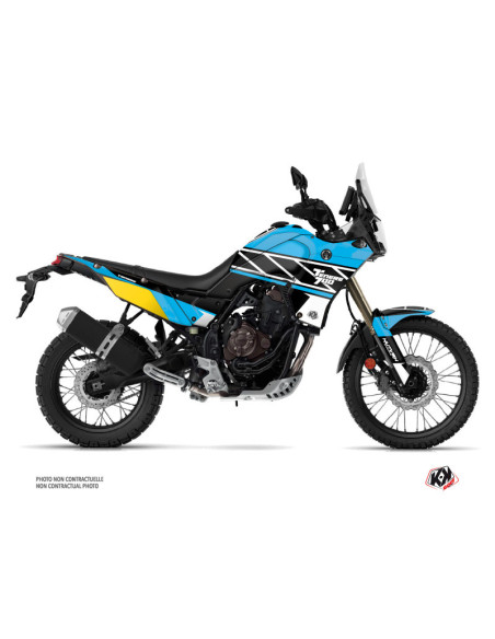 Kit Déco Moto KUTVEK Replica Yamaha TENERE 700 Cyan