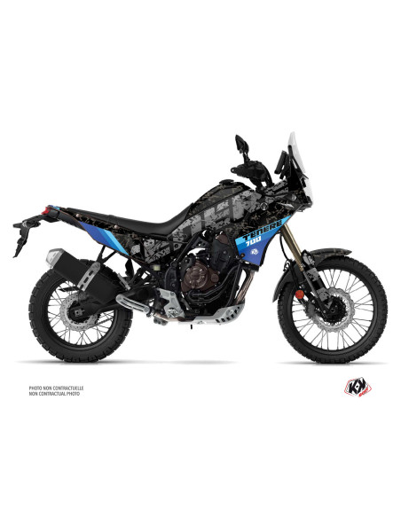 Kit Déco Moto KUTVEK Touareg Yamaha TENERE 700 Bleu