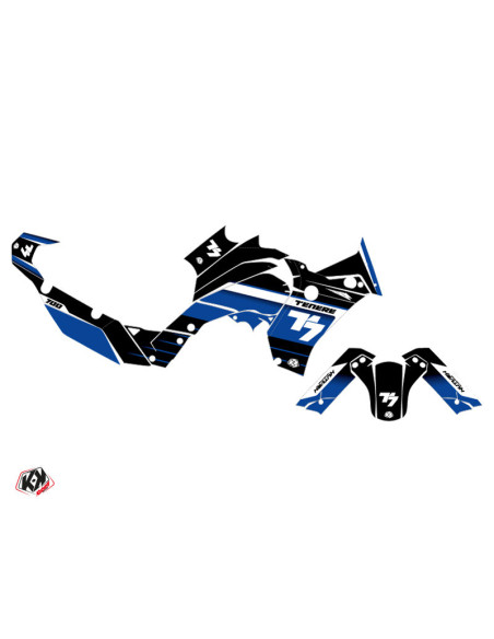 Kit Déco Moto KUTVEK Classik Yamaha TENERE 700 Bleu