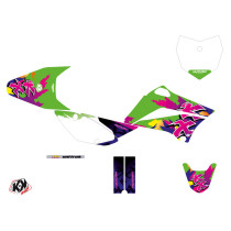 Kit déco Motocross KUTVEK Memories Kawasaki 110 KLX 2010-2020 2