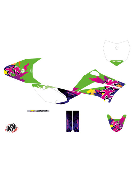 Kit déco Motocross KUTVEK Memories Kawasaki 110 KLX 2010-2020