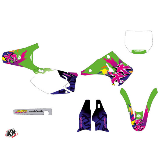 Kit déco Motocross KUTVEK Memories Kawasaki 250 KX 2003-2008