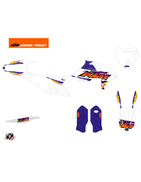 Kit déco Motocross KUTVEK Memories KTM 250 SX 2019-2020