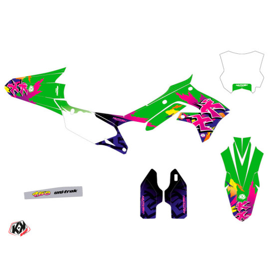 Kit déco Motocross KUTVEK Memories Kawasaki 450 KXF 2019-2020