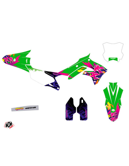 Kit déco Motocross KUTVEK Memories Kawasaki 450 KXF 2019-2020