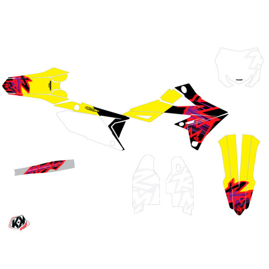 Kit déco Motocross KUTVEK Memories Suzuki 450 RMZ 2018-2020