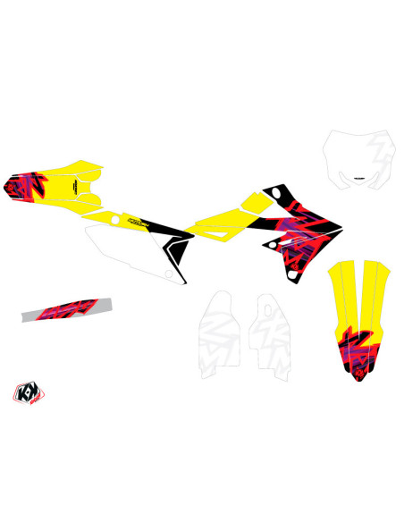 Kit déco Motocross KUTVEK Memories Suzuki 450 RMZ 2018-2020