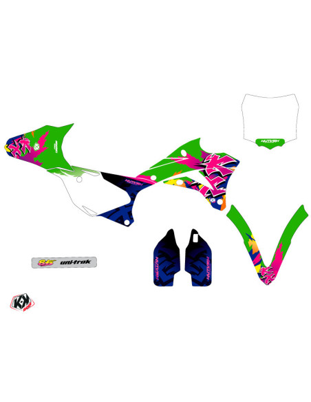 Kit déco Motocross KUTVEK Memories Kawasaki 85 KX 2014-2020