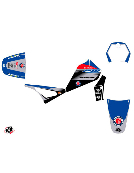 Kit déco Kutvek Replica Team OUTSIDERS 2020 Yamaha PW 80 toutes années