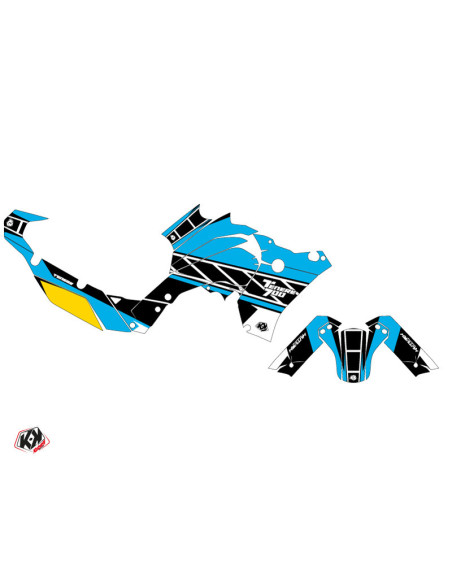 Kit Déco Moto KUTVEK Replica Yamaha TENERE 700 Cyan