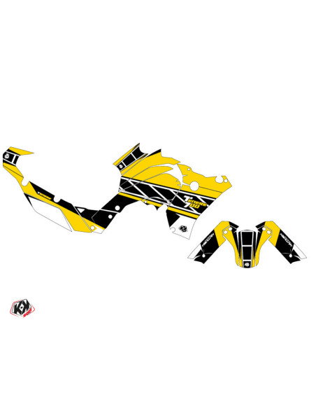 Kit Déco Moto KUTVEK Replica Yamaha TENERE 700 Jaune