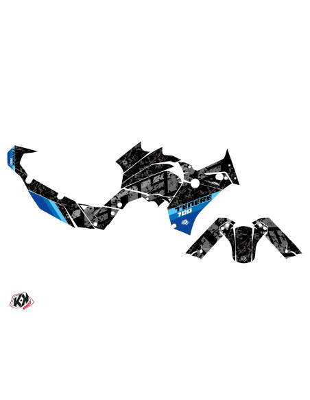 Kit Déco Moto KUTVEK Touareg Yamaha TENERE 700 Bleu