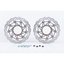 Kit Disque de frein avant Oversize BRAKING WAVE OKWK06 Racing SK2 SUZUKI