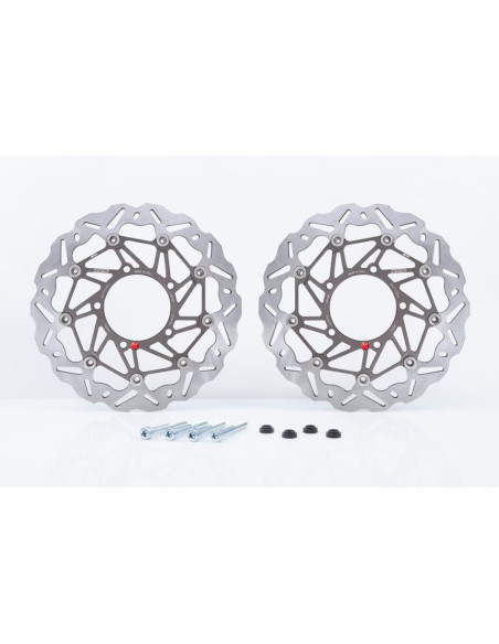 Kit Disque de frein avant Oversize BRAKING WAVE OKWK06 Racing SK2 SUZUKI