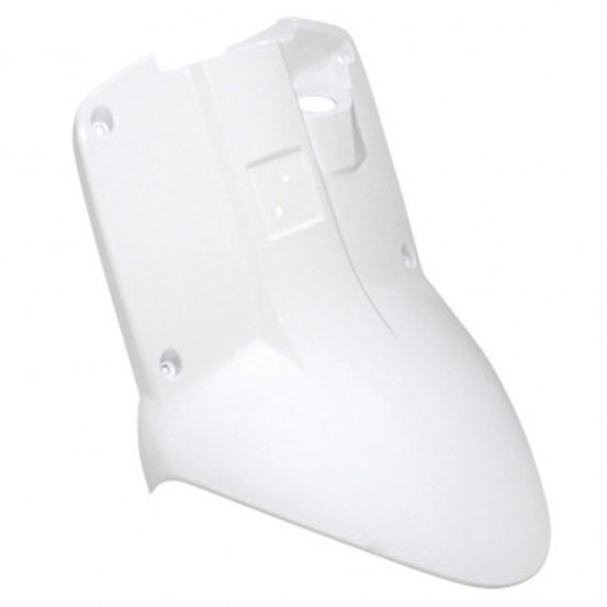 Carénage tablier arrière scooter MBK 50 Booster/Yamaha 50 BWS après 2004 Blanc