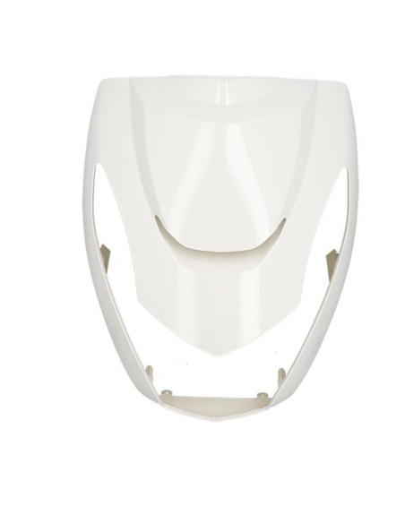 Carénage tablier avant supérieur scooter Peugeot Kisbee 2T / 4T 2010-2020 Blanc brillant