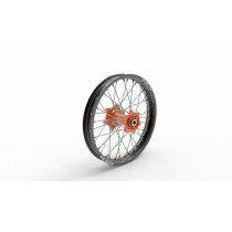 Roue arrière complète 2,15x19 KITE Husaberg TE/FE Husqvarna TC/FC/TE/FE KTM SX/SXF/EXC/EXCF Jante Noir/Moyeu Orange