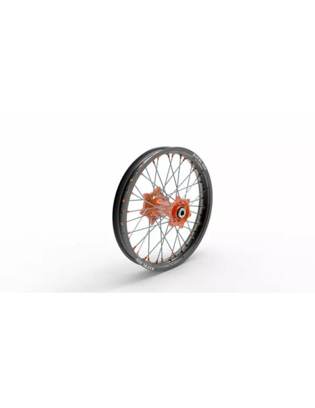 Roue arrière complète 2,15x19 KITE Husaberg TE/FE Husqvarna TC/FC/TE/FE KTM SX/SXF/EXC/EXCF Jante Noir/Moyeu Orange