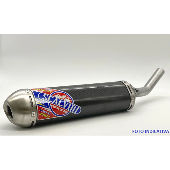 Silencieux Carbone/Inox Scalvini KTM SX 125 - 2019/2022