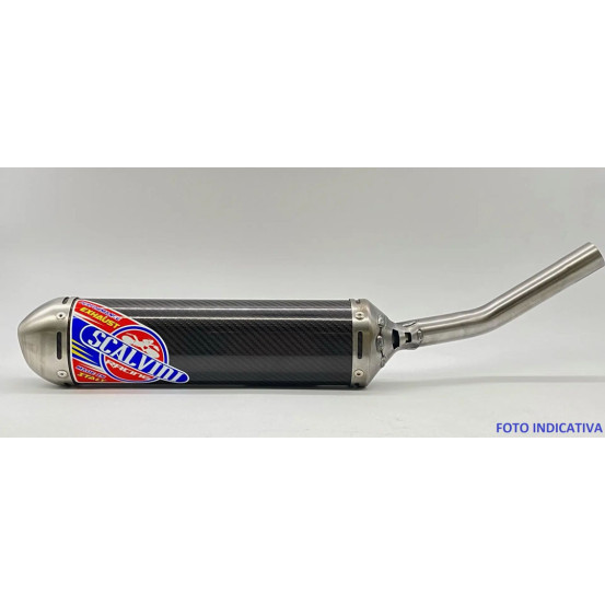 Silencieux Carbone/Inox Scalvini HONDA CR 250 - 1992/1996