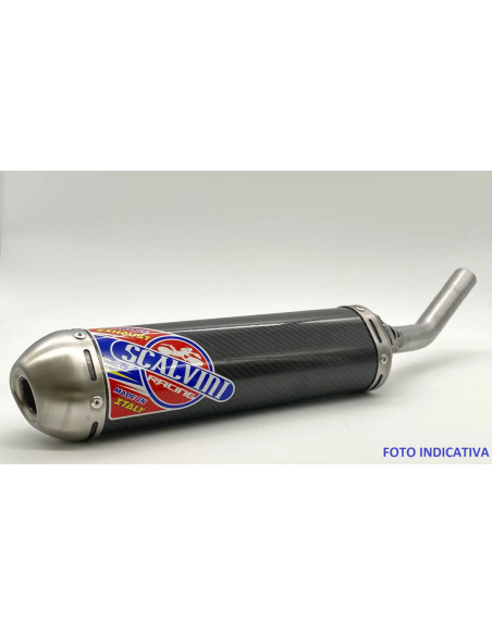 Silencieux Carbone/Inox Scalvini GAS GAS EC 125 - 2012/2017
