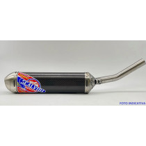 Silencieux Carbone/Inox Scalvini TM MX 125/144 - 2004/2007