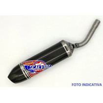 Silencieux Carbone Scalvini TM MX 125/144 - 2004/2007