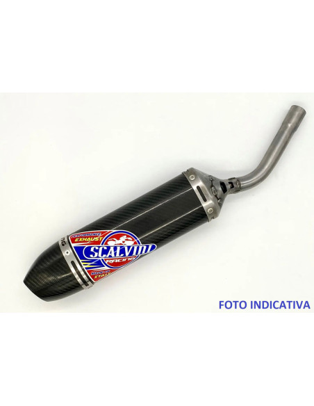 Silencieux Carbone Scalvini TM MX 125/144 - 2004/2007