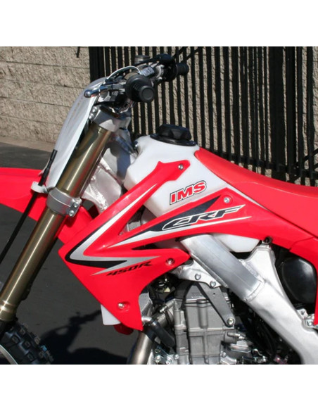 Réservoir IMS grande contenance Honda 450 CRF R 2009-2012 et 250 CRF R 2010-2013 Translucide 10,2 litres