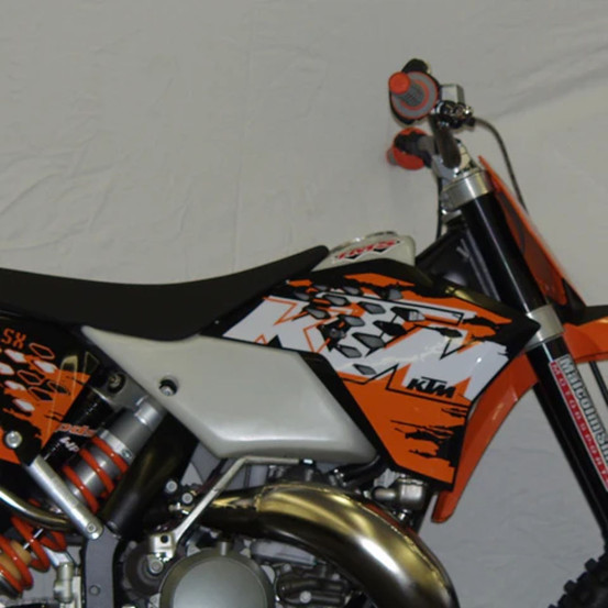 Réservoir IMS grande contenance KTM 125/250 SX 2007-2010 200,250,300 EXC 2008-2010 Translucide 14,1 litres