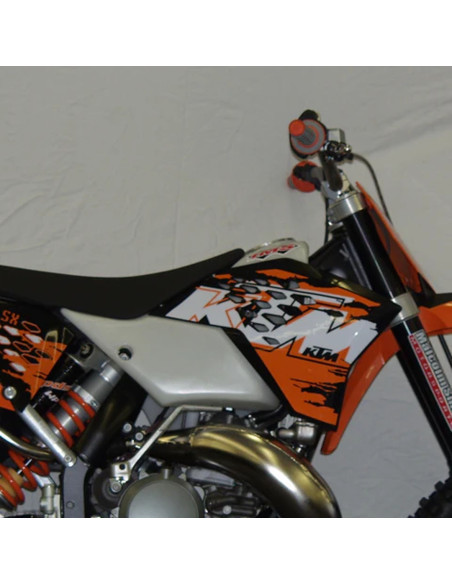 Réservoir IMS grande contenance KTM 125/250 SX 2007-2010 200,250,300 EXC 2008-2010 Translucide 14,1 litres