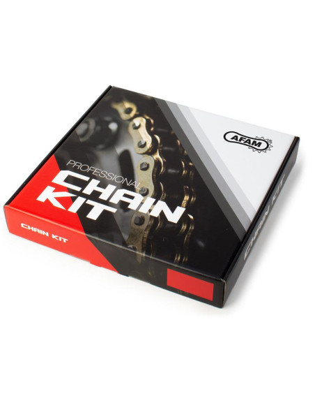 Kit chaine 520 AFAM - couronne alu anti-boue - SHERCO SE 300 2021-2023